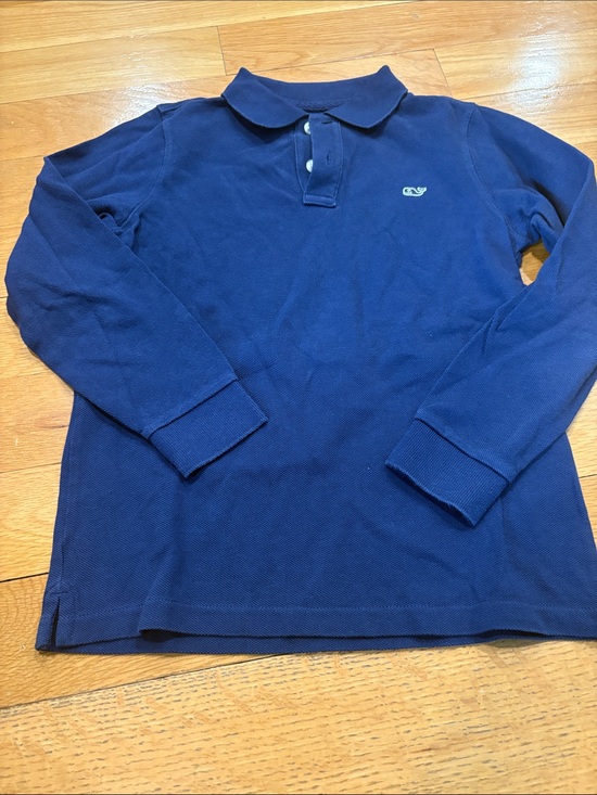 Vineyard Vines Other - Vineyard Vines Boys Navy Blue Long Sleeve Polo